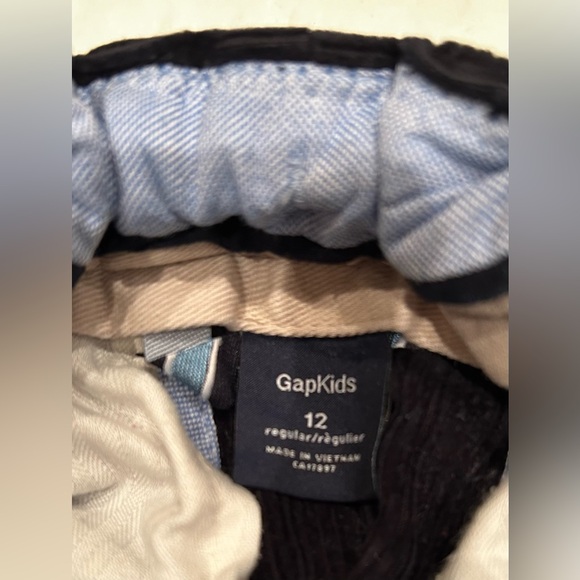 GAP boys navy blue adjustable waist corduroy pants- Size 12 Regular - Picture 13 of 15